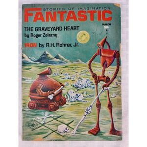 Fantastic Science Fiction 1964, Rohrer Jr. Roger Zelazny Sci-fi  Vtg Advertising